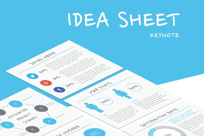 Idea Sheet Keynote Template