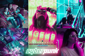 Cyber Punk City Photoshop 