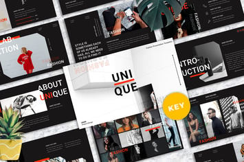Unique - Fashion Keynote Templates