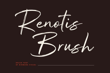 Renotis Brush - Brush Script Font