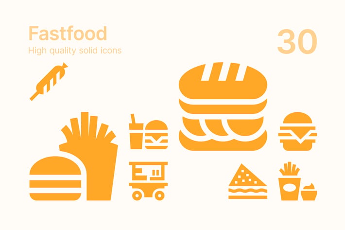 Fast Food Icons 