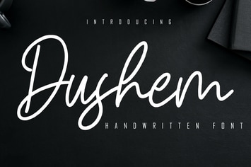 Dushem Handwritten Script