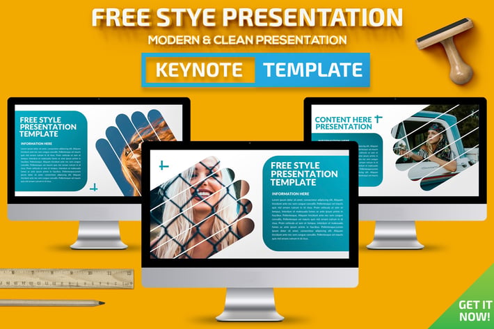 Free Style Keynote Presentation Template