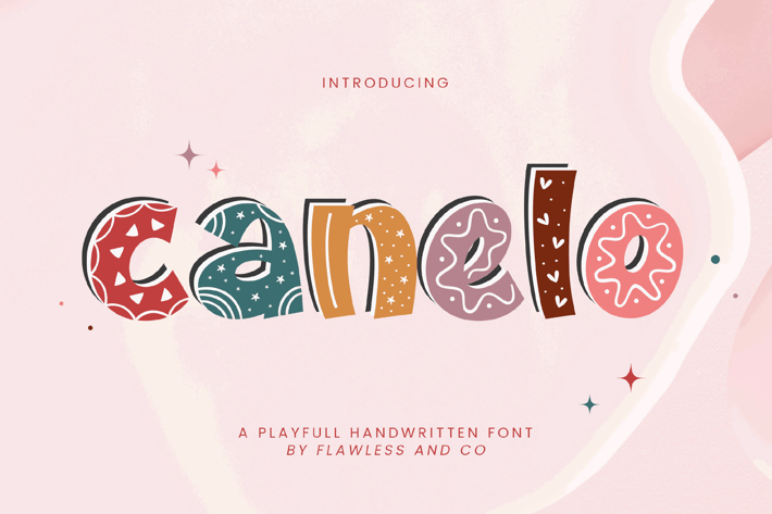 Canelo Pattern Handwritten Font