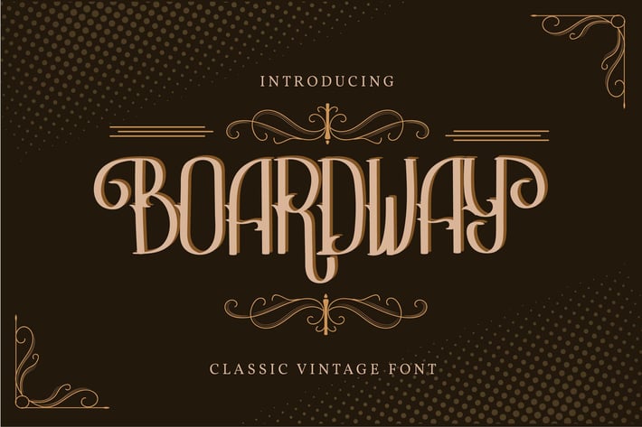 Boardway | Classic Vintage Font