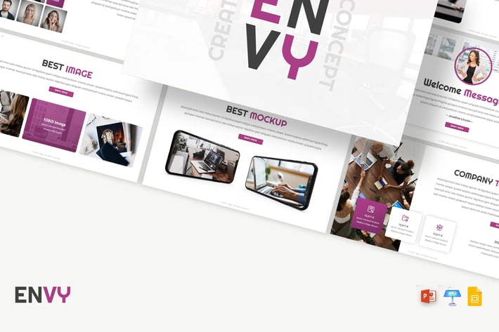 Envy - Powerpoint / Google Slides / Keynote