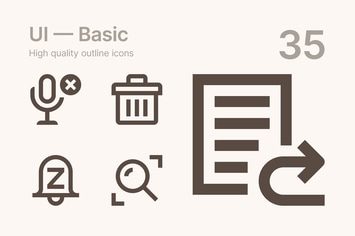 UI — Basic icons
