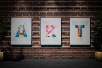 Posters Mockup - Brick Wall