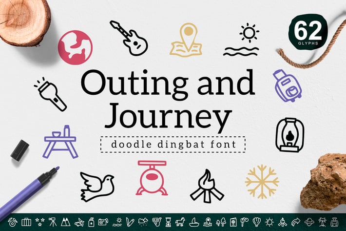 Outing And Journey Dingbat