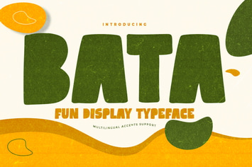 Bata - Display Fun Font