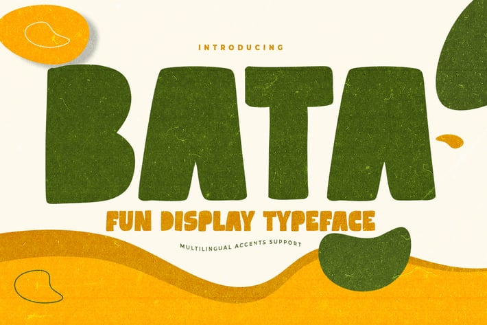 Bata - Display Fun Font