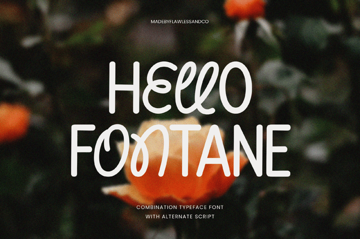 Hello Fontane - Brand Font