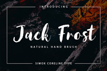 Jack Frost + Webfonts
