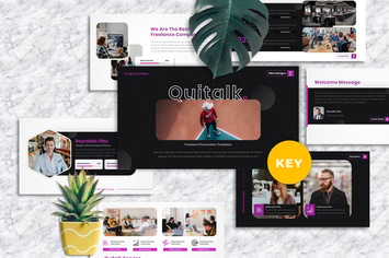 Quitalk - Freelance Keynote Templates