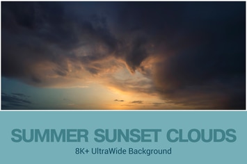 8K+ UltraHD Summer Sunset Background