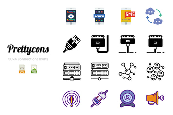 Prettycons - 200 Connections Icons Vol.1