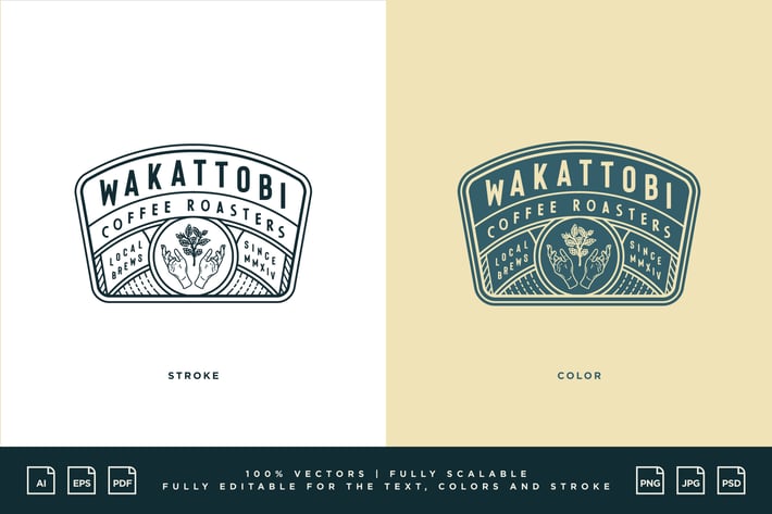 Coffee Logo - Wakattobi Coffee Roasters