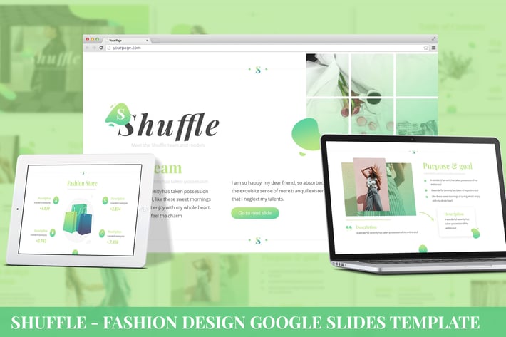 Shuffle - Fashion Design Google Slides Template