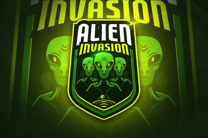 Alien Invasion - Mascot & Esport Logo