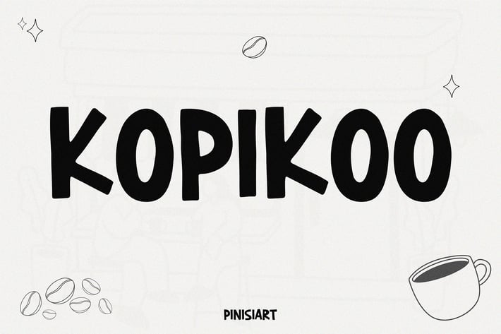Cafe Font - Kopikoo 