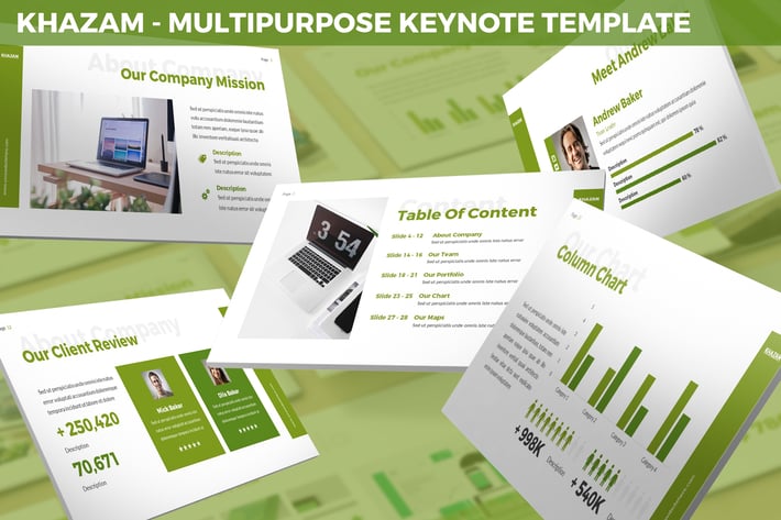 Khazam - Multipurpose Keynote Template
