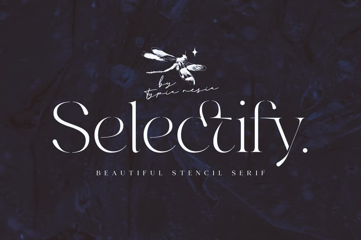 Selectify - Beauty Elegant Luxury Stencil Serif