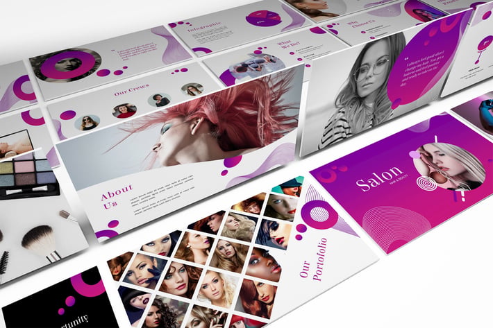 Salon - Hair & Beauty Powerpoint Template