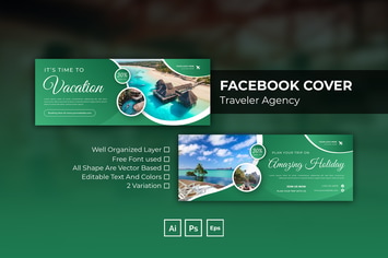 Traveler Agency Facebook Cover