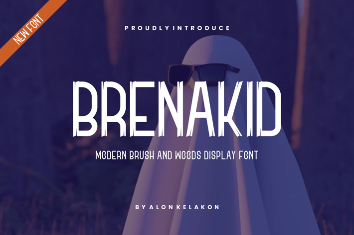 Brenakid Brush Font