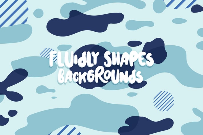 Modern Fluidly Shapes Backgrounds