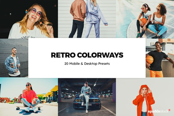 20 Retro Colorways Lightroom Presets & LUTs