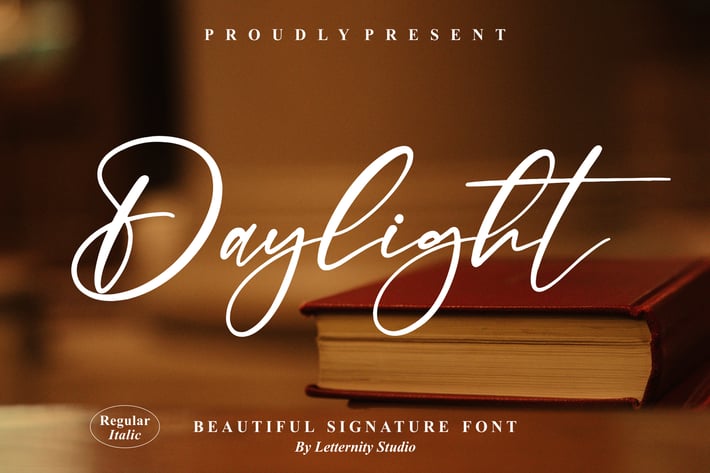 Daylight Signature Font