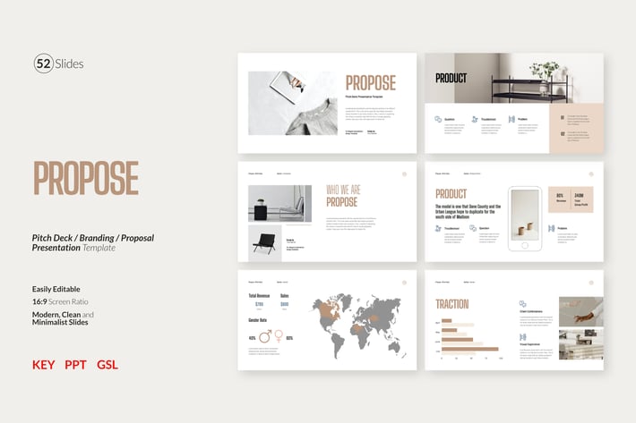 Propose - Clean Pitch Deck Presentation