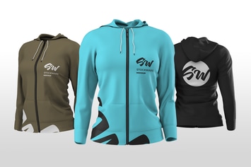 Women's Hoodie Mockup