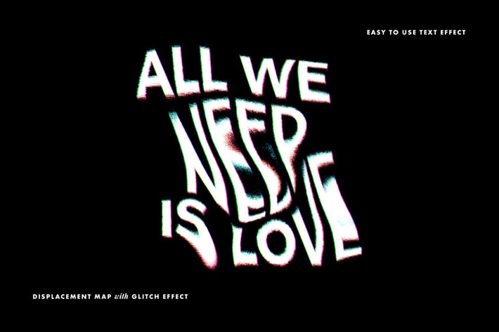 Photocopier Glitch Text Effect