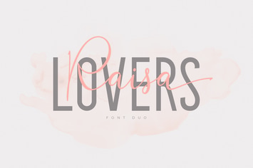 Raisa Lovers Font Duo