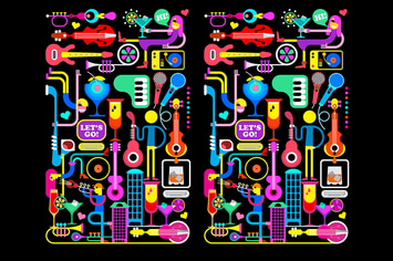 Cocktail Party Vector Illustration