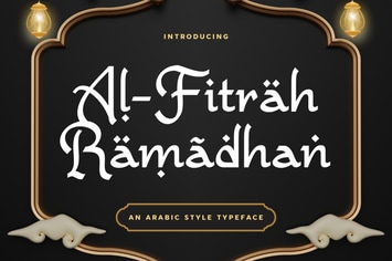 Al-Fitrah Ramadhan - Arabic Font Style