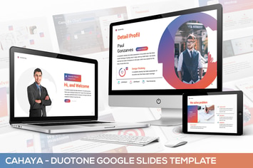 Cahaya -  Duotone Google Slides Template