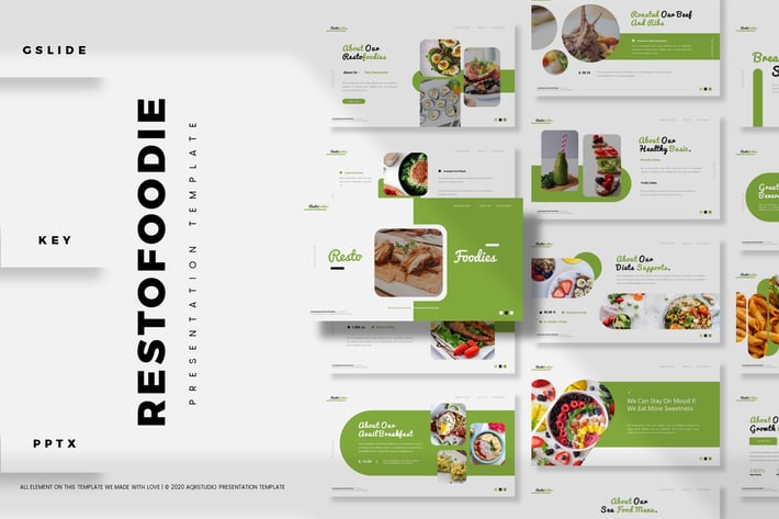 Restofoodie - Presentation Template