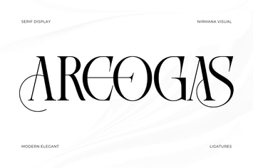 Areogas Vintage - Logo Font