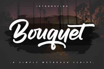 Bouquet | A Simpely Wetbrush Script