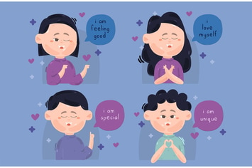 High Self Esteem Illustration