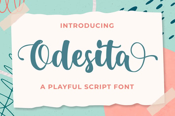 Odesita a Playful Business Script Font