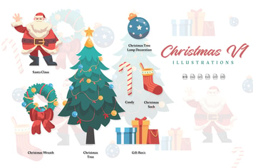 Christmas V1 - Illustrations