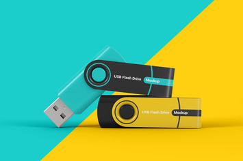 Flash Memory Drive Mockup
