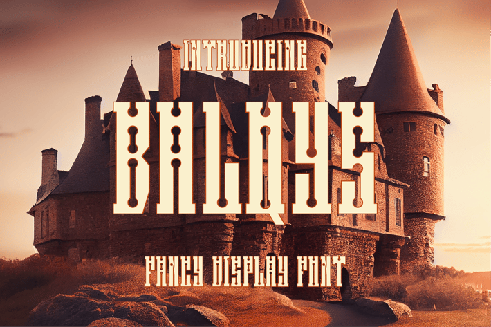 Balqys - Display Font
