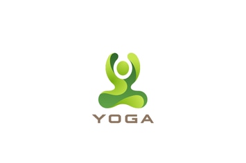 Logo Yoga Lotus Pose Sport SPA