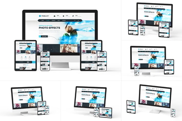 iPhone iPad iMac Mockup Set