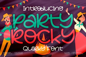 Party Rocky Quirky Font